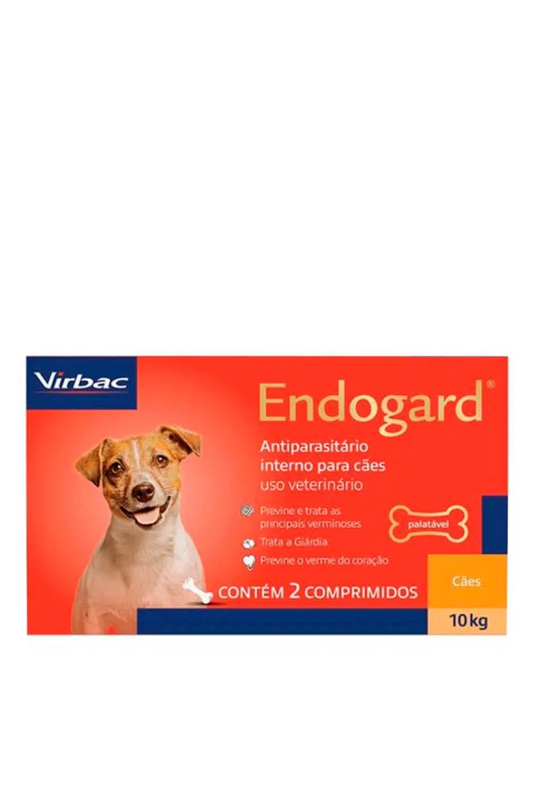 Endogard Cães Até 10 Kg- 2 Comprimidos Endogard Cães Até 10 Kg- 2 Comprimidos