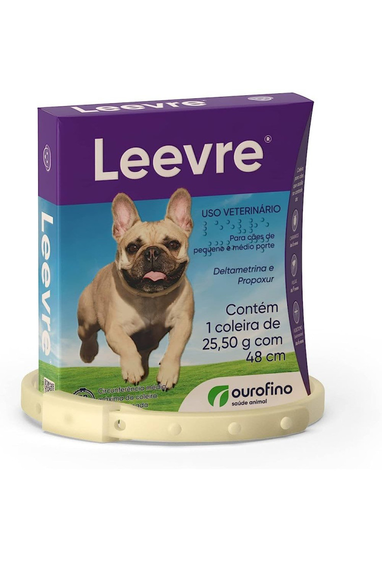 Coleira Leevre P 48cm - Ourofino Coleira Leevre P 48cm - Ourofino