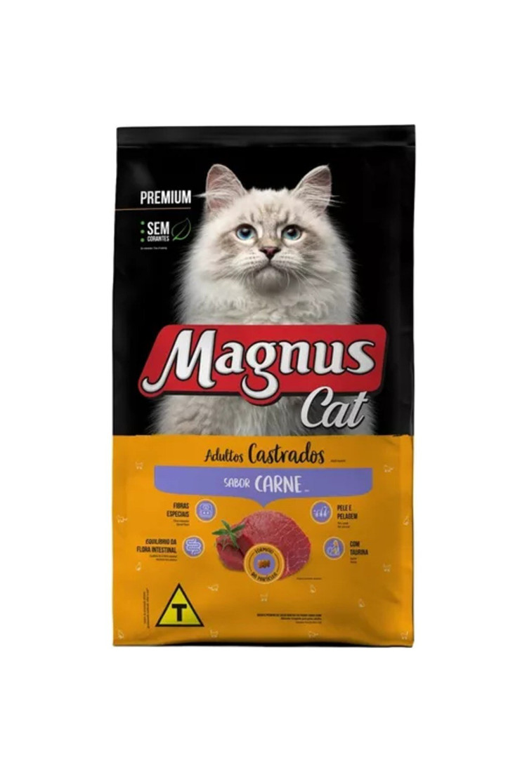 Ração Magnus Cat Carne Gato Castrado 10,1kg Ração Magnus Cat Carne Gato Castrado 10,1kg