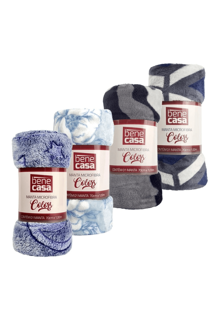 Manta Microfibra Colors Bene Casa 70CM X 94CM Pets Cão/gato Manta Microfibra Colors Bene Casa 70CM X 94CM Pets Cão/gato
