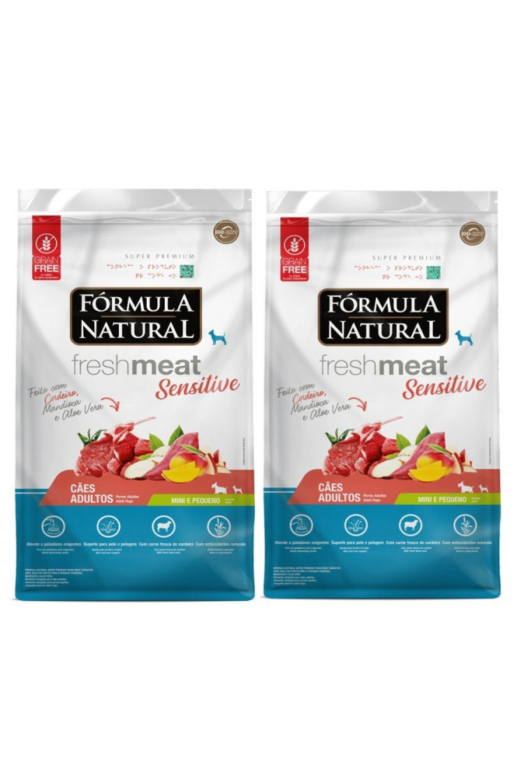Adimax Fórmula Natural Fresh Meat Sensitive 2,5kg 2 Unidade Adimax Fórmula Natural Fresh Meat Sensitive 2,5kg 2 Unidade