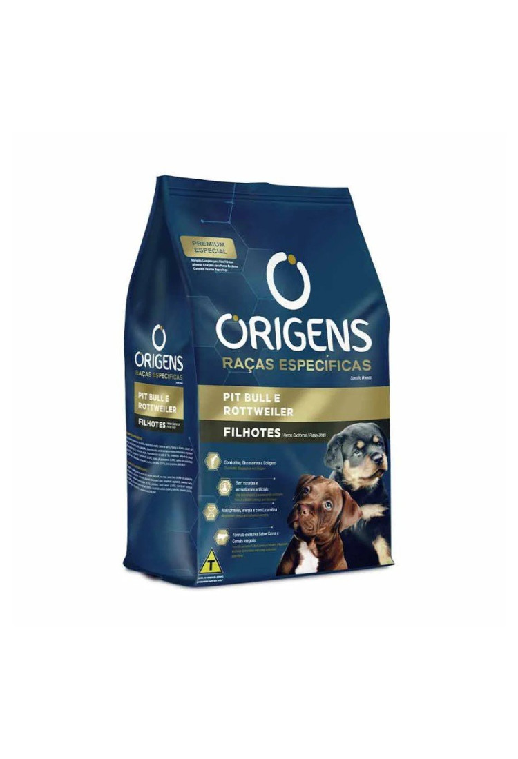Alimento Origens Premium Special Pit Bull y Rottweiler para cachorro filhote sabor carne em saco de 15kg Alimento Origens Premium Special Pit Bull y Rottweiler para cachorro filhote sabor carne em saco de 15kg