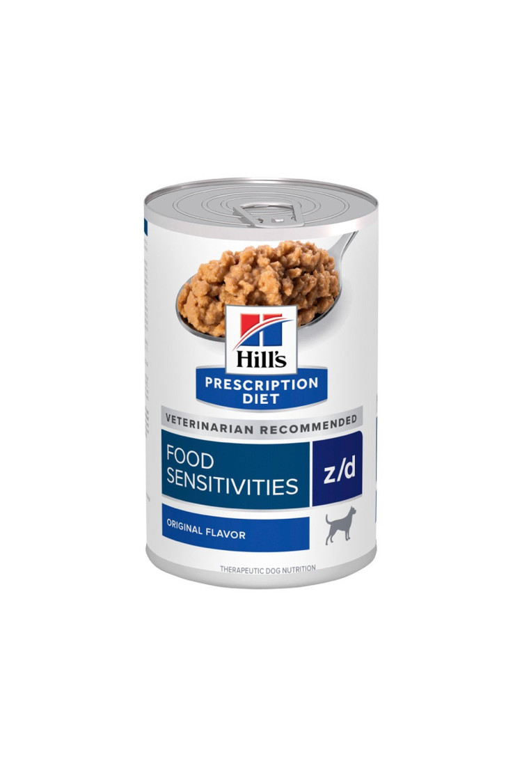 Alimento Umido Hills Z/D Lata Cães Adultos Sensíveis 370G Alimento Umido Hills Z/D Lata Cães Adultos Sensíveis 370G