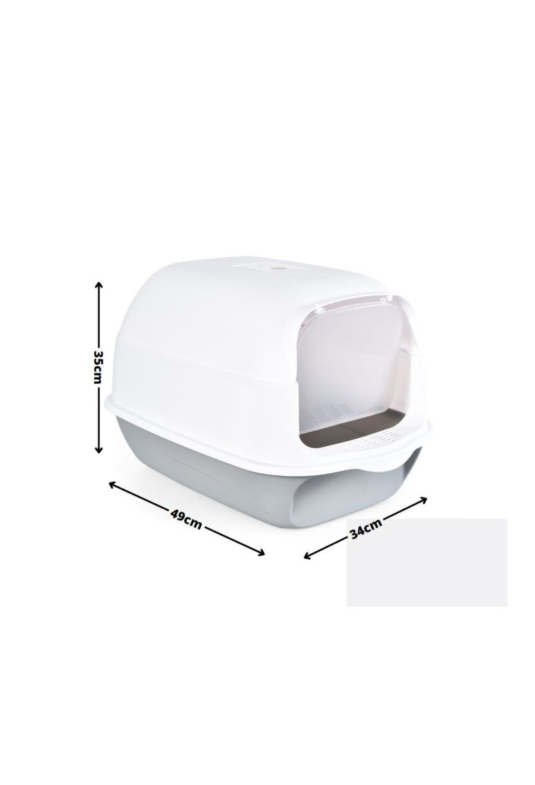 Banheiro Toilet Cathy Chalesco Gato Fechado Grande Com Pá