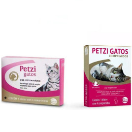 Combo 3Cx Vermífugo Petzi Gatos 4Kg 4Comprimidos Cada - Ceva