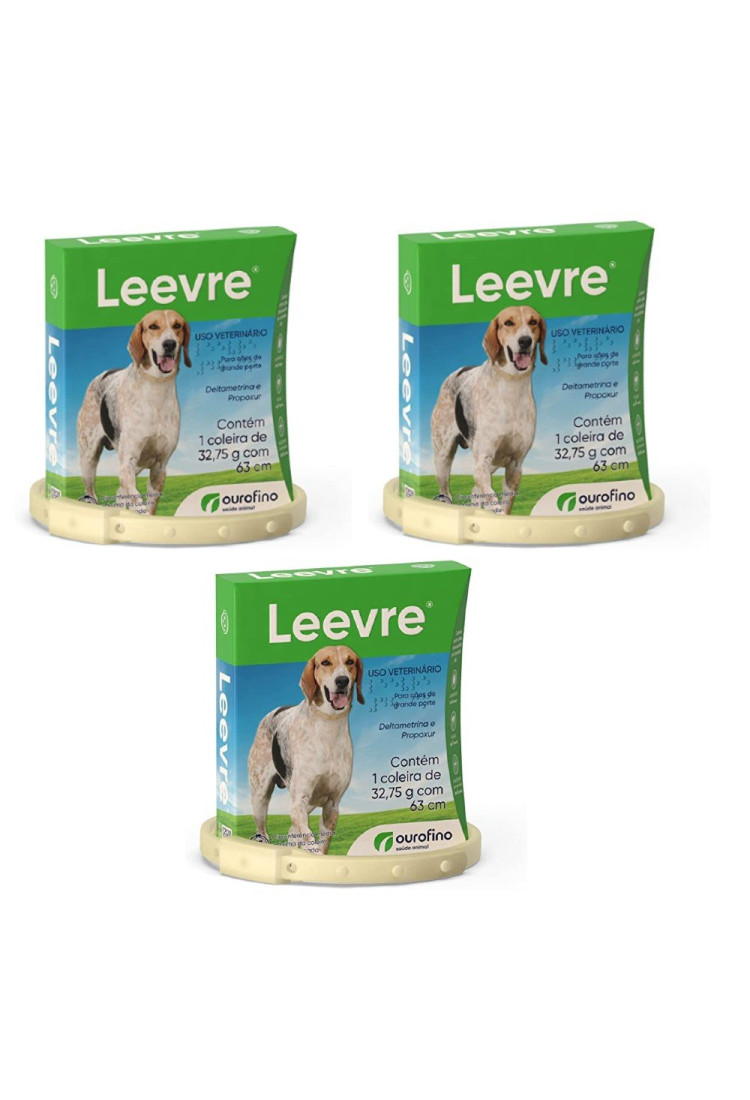 Combo 3Un Coleira Leevre G 63Cm Combo 3Un Coleira Leevre G 63Cm