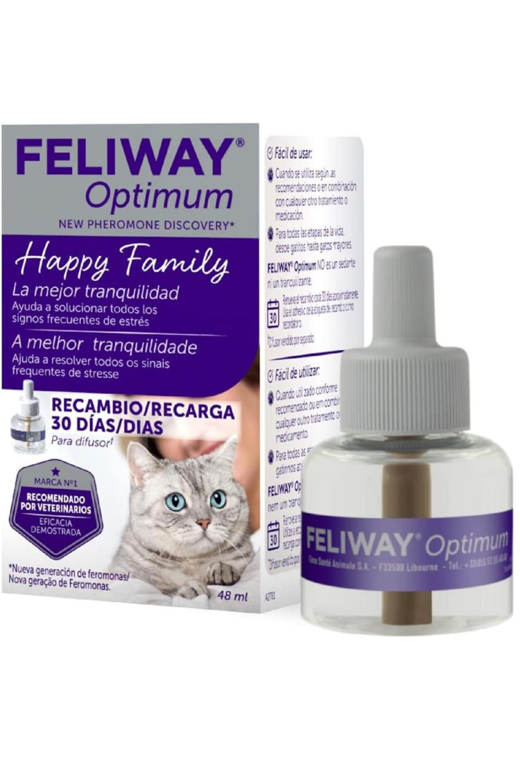 Feliway Optimun Classic Ceva Refil 48Ml - 30 Dias