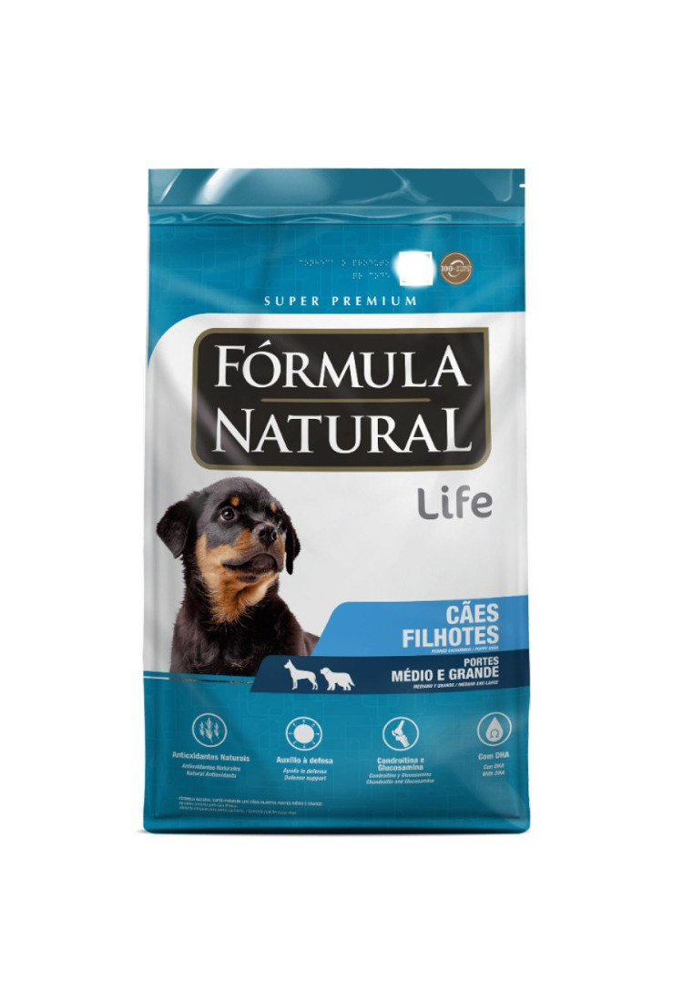 Fórmula Natural Life Cães Filhotes Porte Médio E Grande 15kg Fórmula Natural Life Cães Filhotes Porte Médio E Grande 15kg