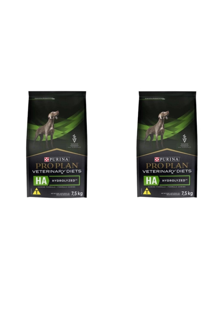 Kit 2X Ração Pro Plan Veterinary Diets Hydrolyzed Cães 7,5Kg