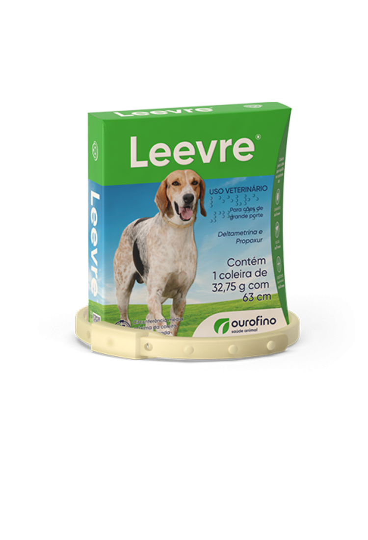 Leevre Coleira Repelente Antipulgas Grande 63Cm