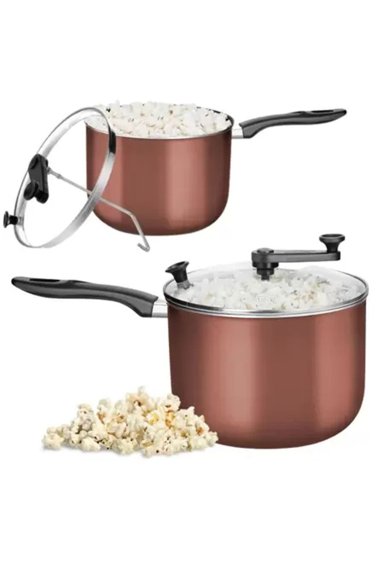 Pipoqueira Antiaderente Grande 4.8 L Mta Chocolate T/Vidro