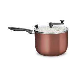 Pipoqueira Antiaderente Grande 4.8 L Mta Chocolate T/Vidro