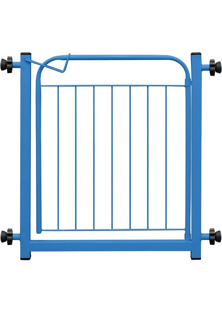Portão Portãozinho 69cm Pet Portátil Dobrável Azul Portão Portãozinho 69cm Pet Portátil Dobrável Azul