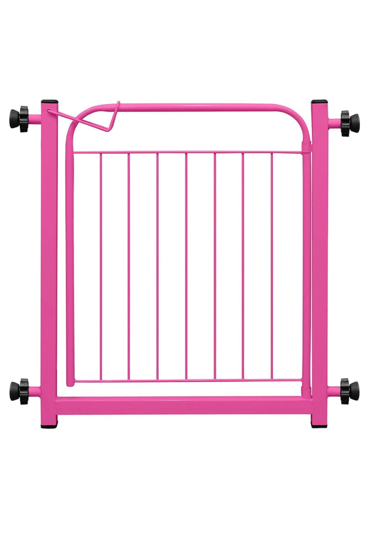 Portão Portãozinho 69cm Pet Portátil Dobrável Rosa Portão Portãozinho 69cm Pet Portátil Dobrável Rosa