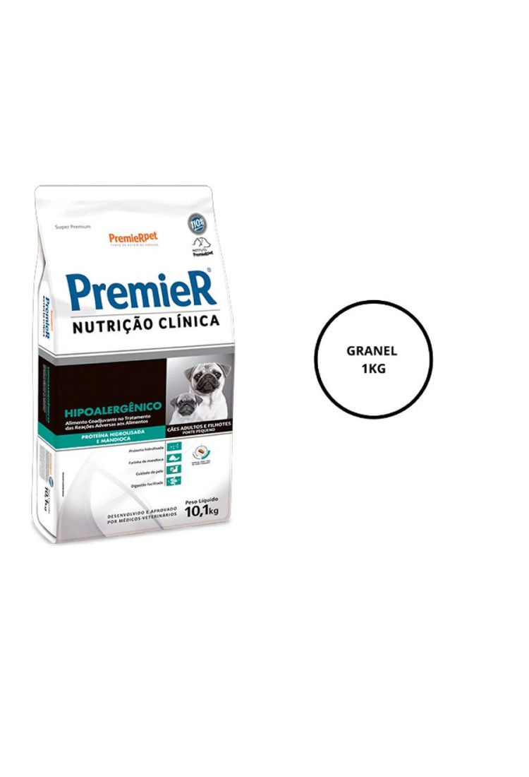 [RAÇÃO A GRANEL] Premier Nutrição Clinica Hipoalergênico 1kg