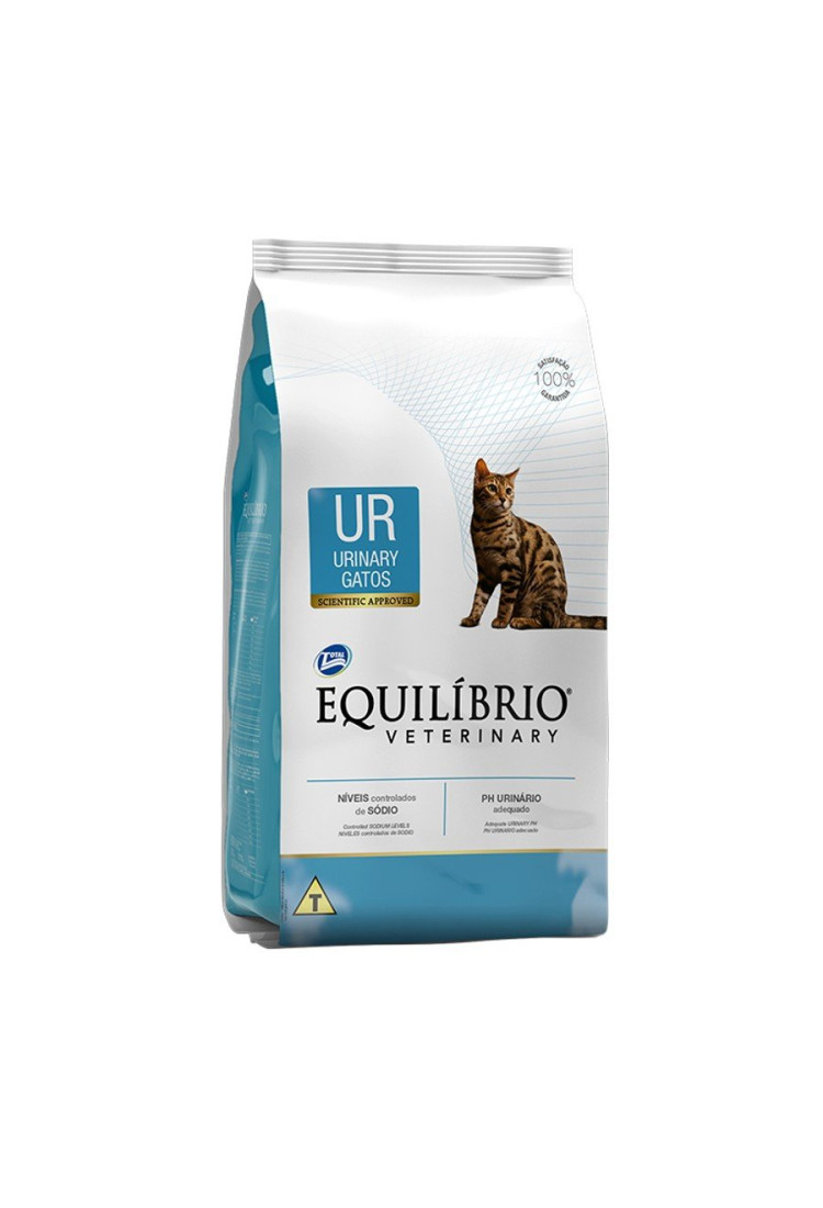 Ração Equilibrio Veterinary Cat Urinary 2kg - U R Ração Equilibrio Veterinary Cat Urinary 2kg - U R