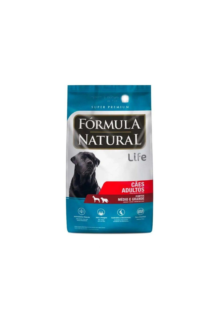 Ração Fórmula Natural Life para Cães Adultos de Raças Grande 15kg Ração Fórmula Natural Life para Cães Adultos de Raças Grande 15kg