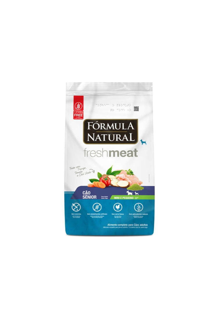 Ração Fórmula Natural Fresh Meat Cão Sênior Mini Pequeno 7Kg Ração Fórmula Natural Fresh Meat Cão Sênior Mini Pequeno 7Kg