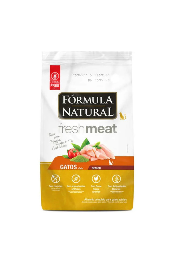 Ração Fórmula Natural Fresh Meat Gatos Sênior 7 Kg Ração Fórmula Natural Fresh Meat Gatos Sênior 7 Kg