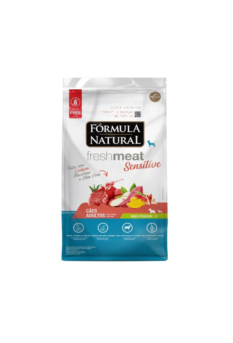 Ração Fórmula Natural Fresh Meat Sensitive Mini Peq 2,5kg Ração Fórmula Natural Fresh Meat Sensitive Mini Peq 2,5kg