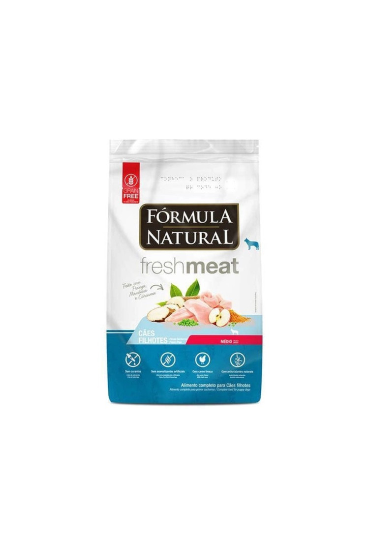 Ração Fórmula Natural FreshMeat para Cães Filhotes de Médio Porte Sabor Frango 12kg Ração Fórmula Natural FreshMeat para Cães Filhotes de Médio Porte Sabor Frango 12kg