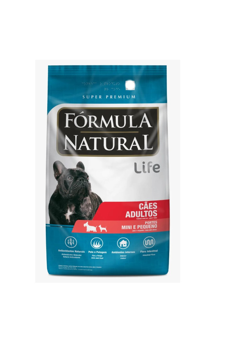 Ração Fórmula Natural Life Cães Adultos Portes Pequeno 15 Kg Ração Fórmula Natural Life Cães Adultos Portes Pequeno 15 Kg