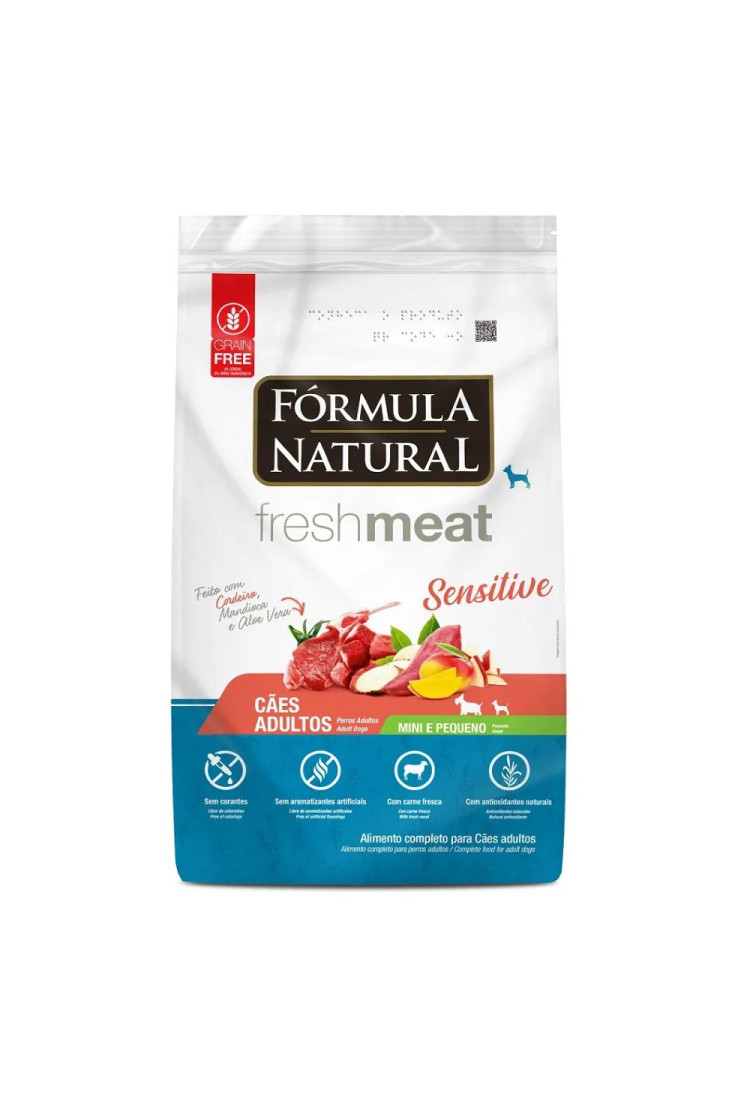 Ração Fórmula Natural Sensitive Cães Raças Mini E Pequena 7K Ração Fórmula Natural Sensitive Cães Raças Mini E Pequena 7K