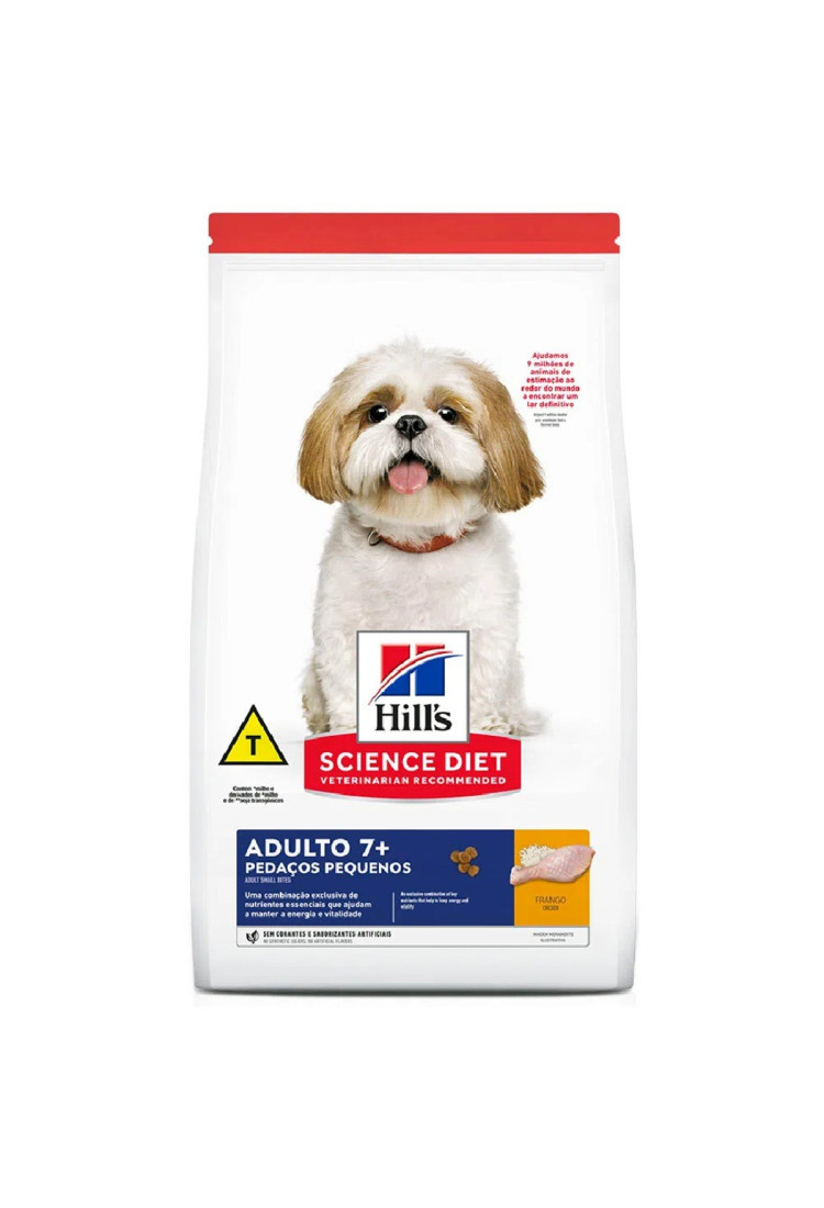 Ração Hills Cães Adultos 7+ Pedaços Pequenos 6kg Ração Hills Cães Adultos 7+ Pedaços Pequenos 6kg