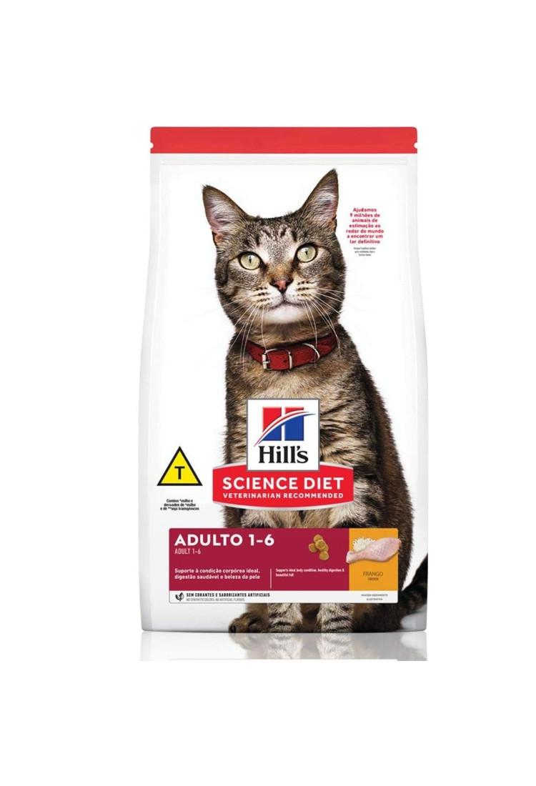 Ração Hills Science Diet Felinos P/ Gatos Adultos 1kg Ração Hills Science Diet Felinos P/ Gatos Adultos 1kg