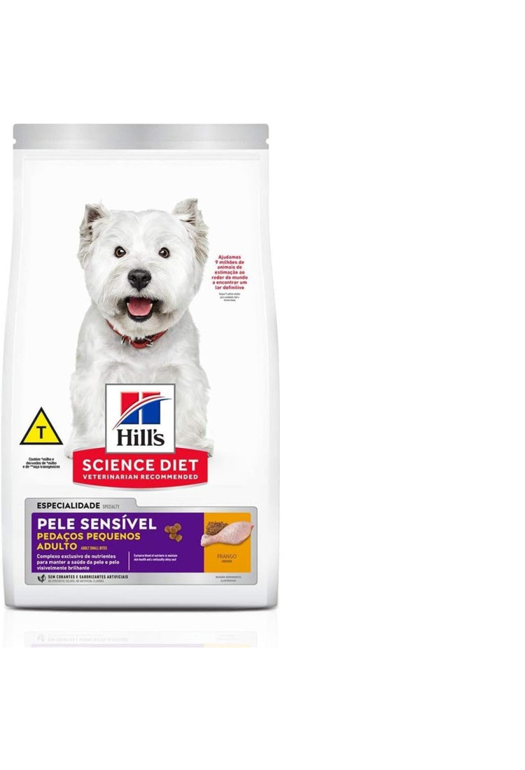 Ração Hills Science Diet para Cães de Pele Sensível Pedaços 1.8kg Ração Hills Science Diet para Cães de Pele Sensível Pedaços 1.8kg