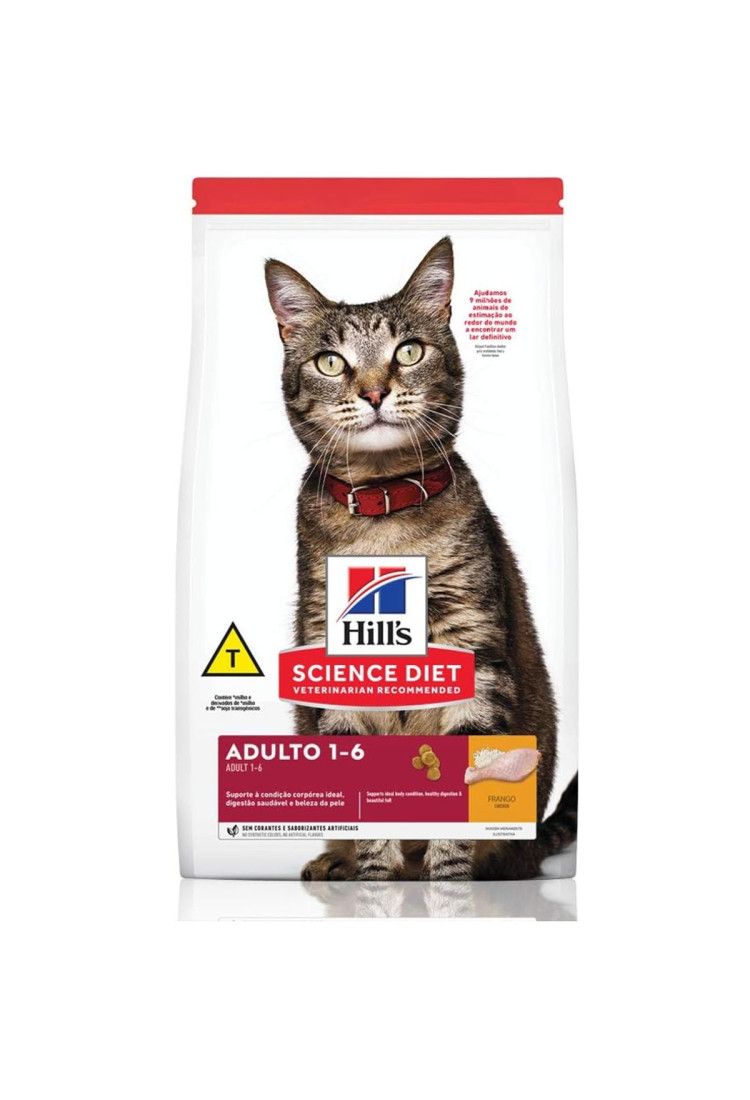 Ração Hills Science Diet Felino Adulto 3 Kg Ração Hills Science Diet Felino Adulto 3 Kg