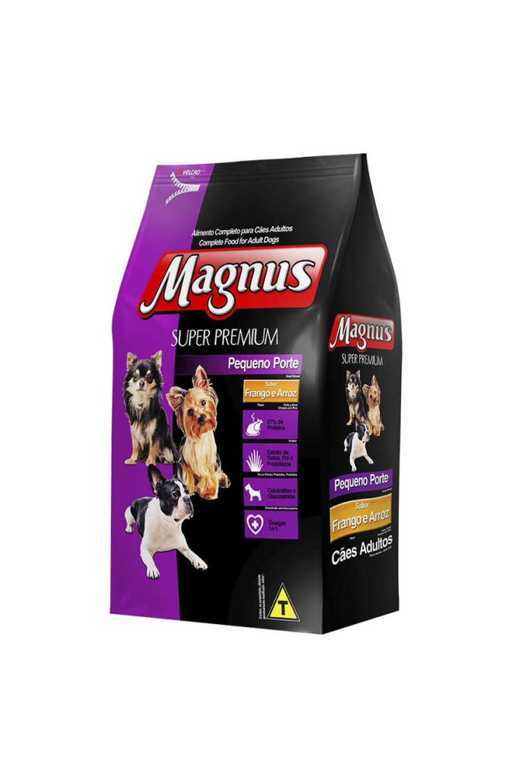 Ração Magnus Super Premium Cães Pequeno Frango Arroz 10,1kg Ração Magnus Super Premium Cães Pequeno Frango Arroz 10,1kg