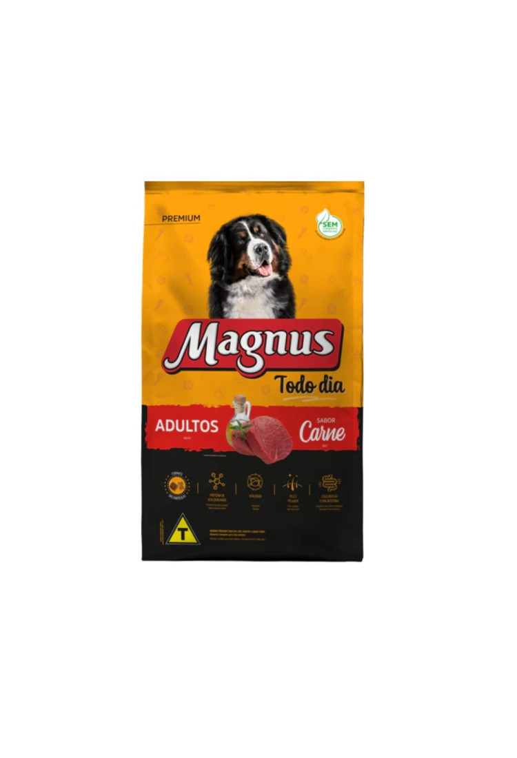 Ração Magnus Todo Dia para Cães Adultos Médios e Grandes 10,1 kg Ração Magnus Todo Dia para Cães Adultos Médios e Grandes 10,1 kg
