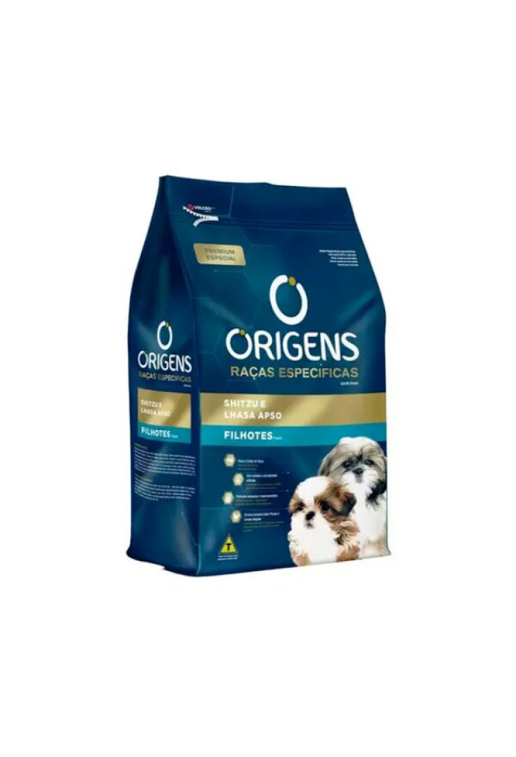 Ração Origens Raças Específicas para Cachorros Filhotes Shih Tzu e Lhasa Apso 10,1 kg Ração Origens Raças Específicas para Cachorros Filhotes Shih Tzu e Lhasa Apso 10,1 kg