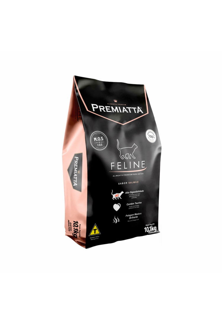 Ração Premiatta para Gatos Adultos Sabor Salmão 10,1kg Ração Premiatta para Gatos Adultos Sabor Salmão 10,1kg