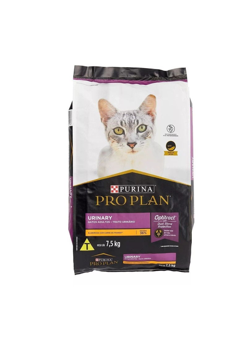 Ração Proplan Cat Urinary Para Gatos Adultos 7.5Kg Ração Proplan Cat Urinary Para Gatos Adultos 7.5Kg
