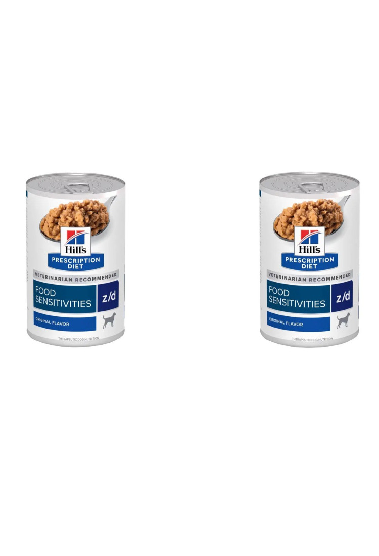 Ração Úmida Hills Cães Food Sensitivities Z/d Lata 370g 2un Ração Úmida Hills Cães Food Sensitivities Z/d Lata 370g 2un