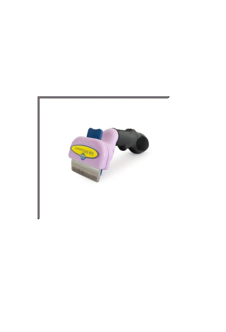 Rasqueadeira Funamei para Gatos Pelos Curtos Tamanho P Lilás