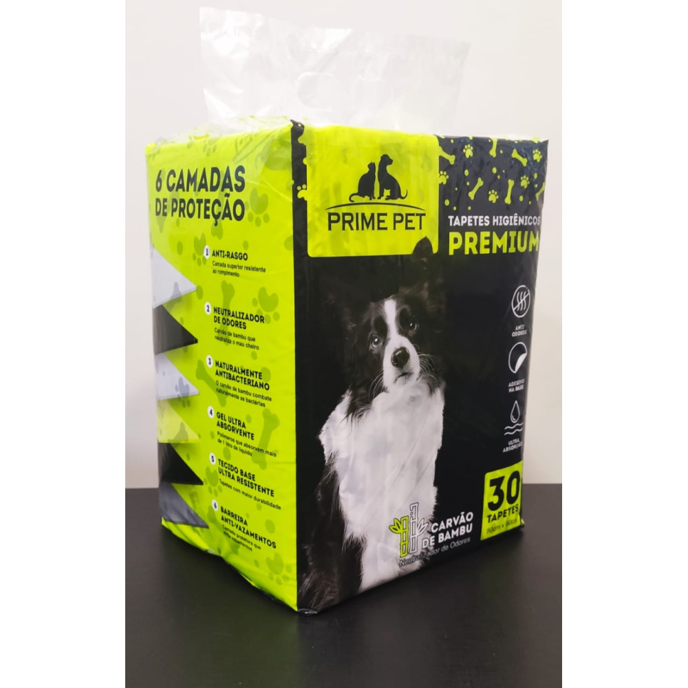 Tapete Carbono Slim Prime Pet 30 Un 80cm X 60cm Tapete Carbono Slim Prime Pet 30 Un 80cm X 60cm