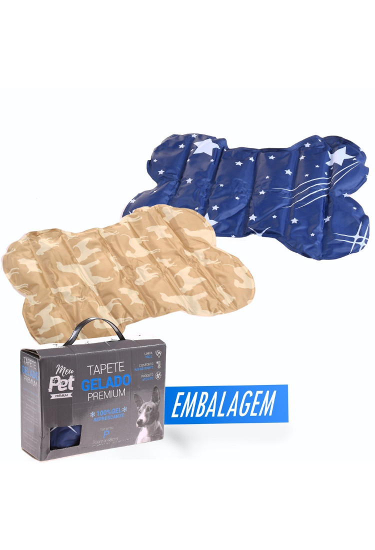 Tapete Gelado Pet 35x48cm Gel Refrescante para Cachorro Tapete Gelado Pet 35x48cm Gel Refrescante para Cachorro
