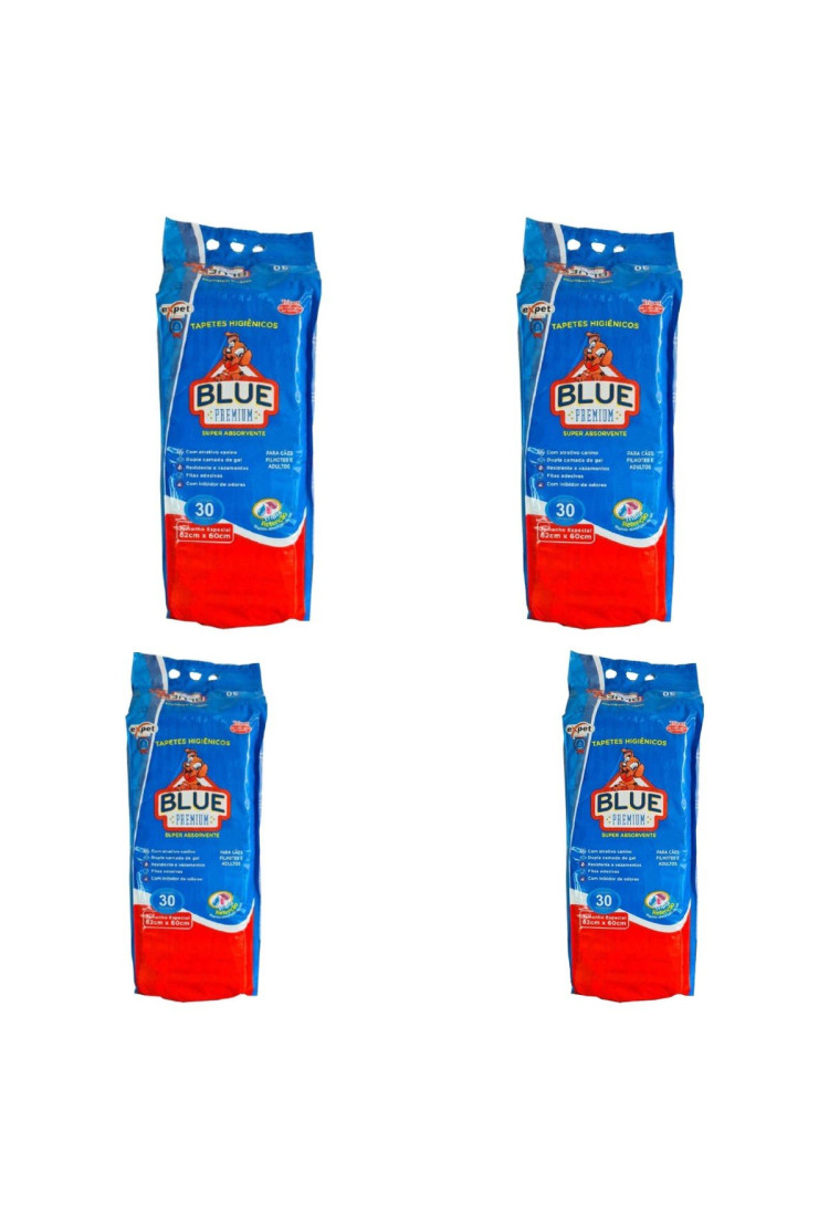 Tapete Higiênico Blue Original 82X60Cm 120Un Com 5 Camadas Tapete Higiênico Blue Original 82X60Cm 120Un Com 5 Camadas