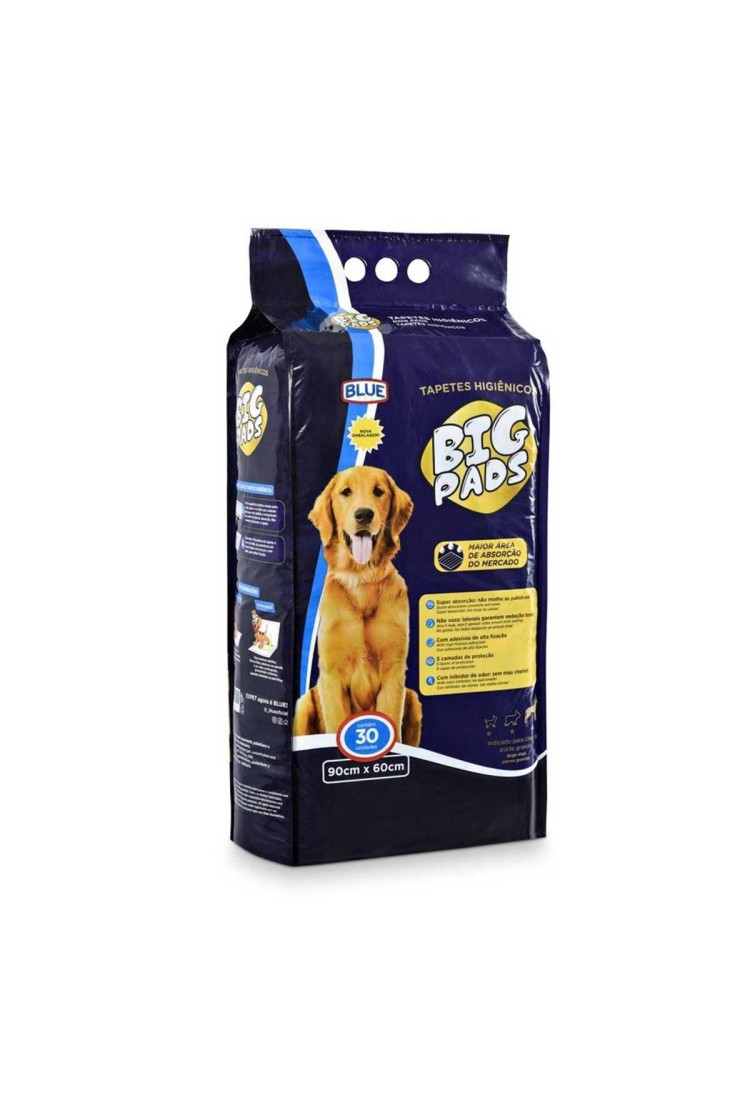 Tapete Higiênico Canino Big Pads 30Uni 90X60Cm Expet Tapete Higiênico Canino Big Pads 30Uni 90X60Cm Expet