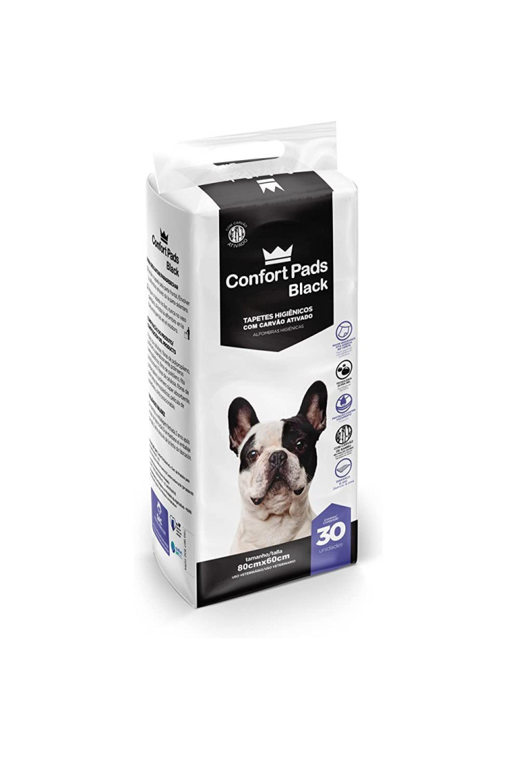 Tapete Higiênico Confort Pads Black 80X60 30Un Tapete Higiênico Confort Pads Black 80X60 30Un