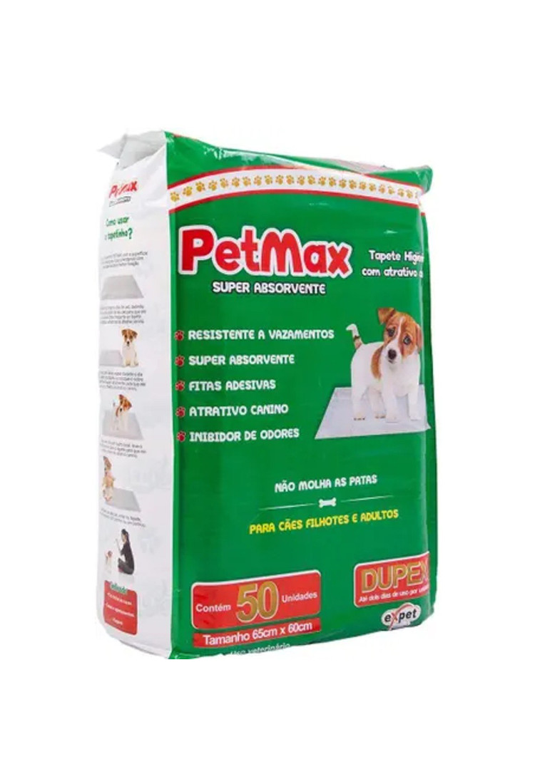 Tapete Higiênico Pads Max com 50 Unidades de 65x60cm Tapete Higiênico Pads Max com 50 Unidades de 65x60cm