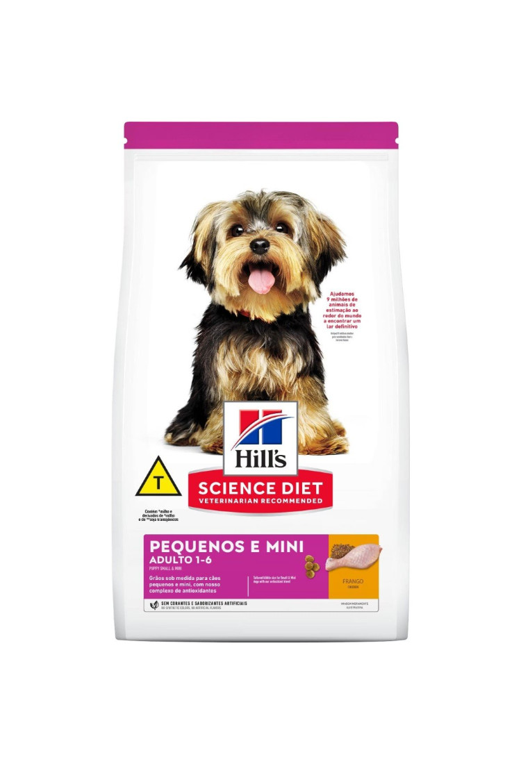 Ração Hills Cães Adultos Raças Pequenas 2,4kg Ração Hills Cães Adultos Raças Pequenas 2,4kg