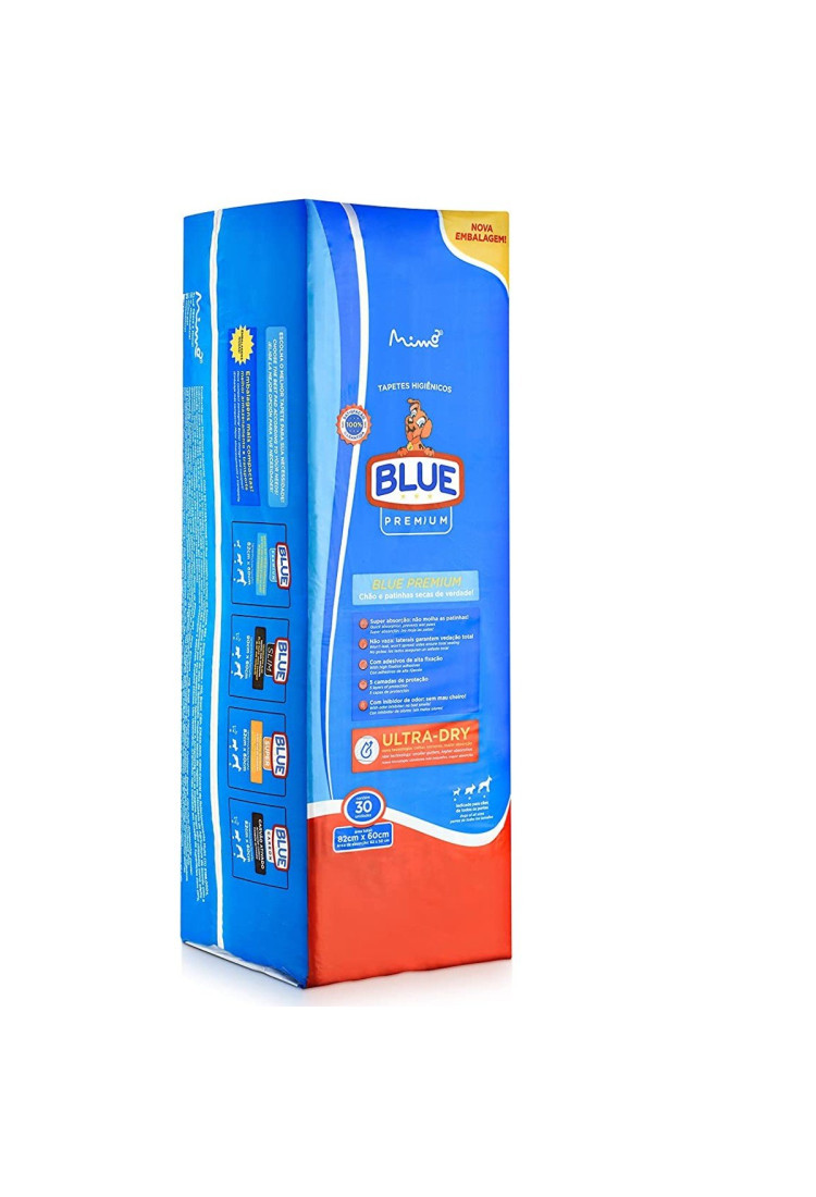 Tapete Higiênico BluEx Premium com 30 Unidades 82 cm X 60 cm