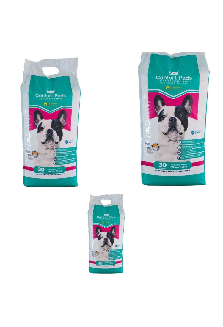 Tapete Higiênico Pet Cão Cachorro Confort Pads 55x60 90und