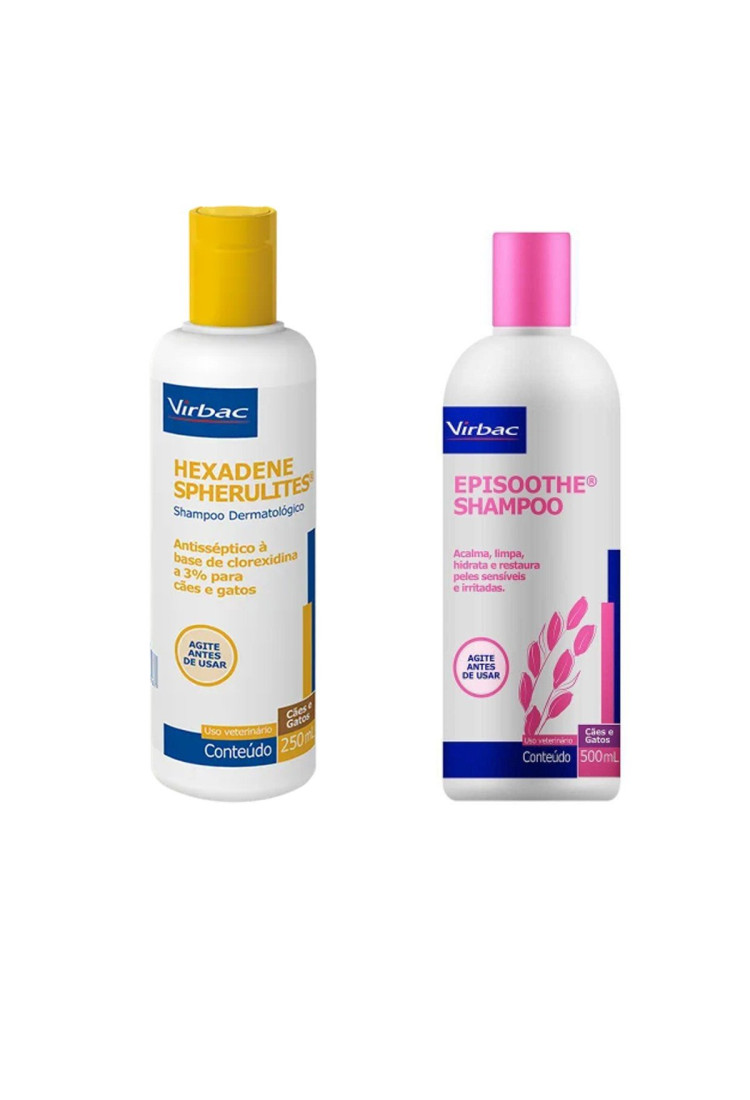Combo Hexadene 250Ml + Episoothe Shampoo 500Ml Virbac Combo Hexadene 250Ml + Episoothe Shampoo 500Ml Virbac
